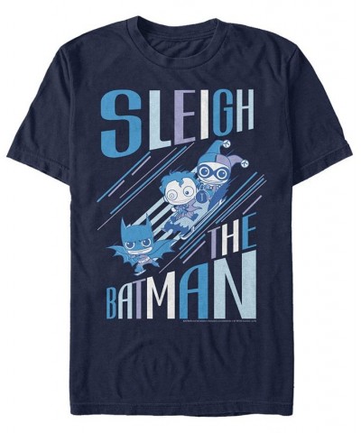 Batman Men's Joker and Harly Quinn Sleigh The Batman Short Sleeve T-Shirt $17.50 T-Shirts