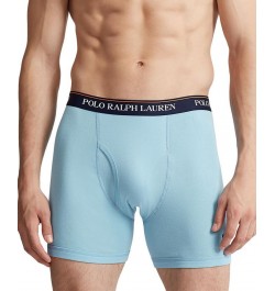 Men's Classic-Fit Boxer Briefs, 3-Pack Liberty / Aqua / Green $26.40 Underwear