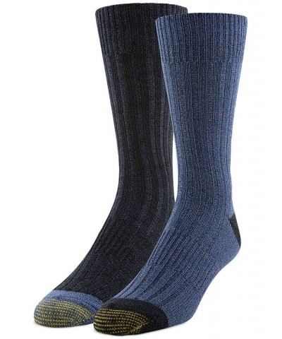 Men's 2-Pk. Shadow Slub Crew Socks Multi $10.71 Socks