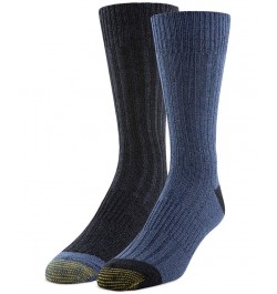 Men's 2-Pk. Shadow Slub Crew Socks Multi $10.71 Socks