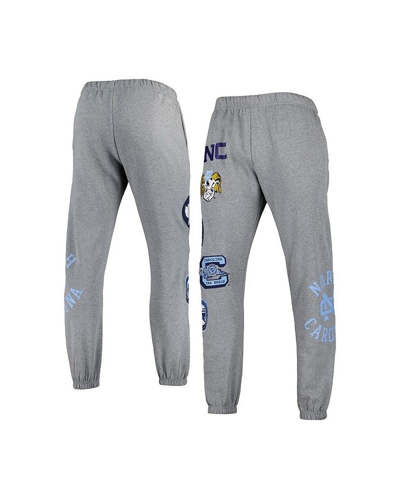 Men's Heather Gray North Carolina Tar Heels City Collection Fleece Sweatpants $52.80 Pants