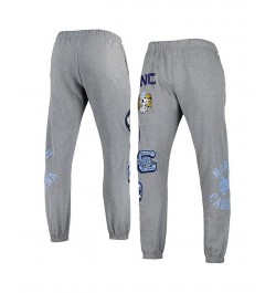 Men's Heather Gray North Carolina Tar Heels City Collection Fleece Sweatpants $52.80 Pants