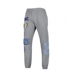 Men's Heather Gray North Carolina Tar Heels City Collection Fleece Sweatpants $52.80 Pants