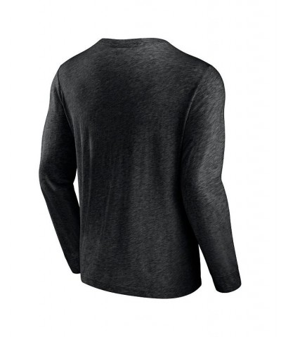 Men's Branded Black Milwaukee Brewers High Whip Pitcher Long Sleeve T-shirt $25.49 T-Shirts