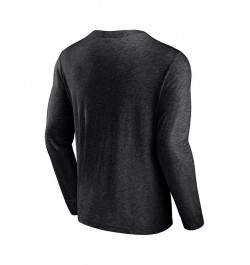 Men's Branded Black Milwaukee Brewers High Whip Pitcher Long Sleeve T-shirt $25.49 T-Shirts