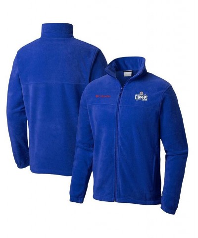 Men's Royal LA Clippers Big and Tall Steens Mountain 2.0 Full-Zip Jacket $41.00 Jackets