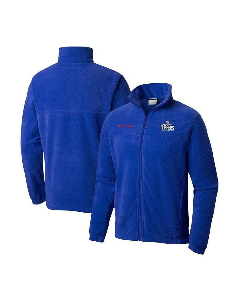 Men's Royal LA Clippers Big and Tall Steens Mountain 2.0 Full-Zip Jacket $41.00 Jackets