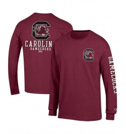 Men's Garnet South Carolina Gamecocks Team Stack 3-Hit Long Sleeve T-shirt $24.50 T-Shirts