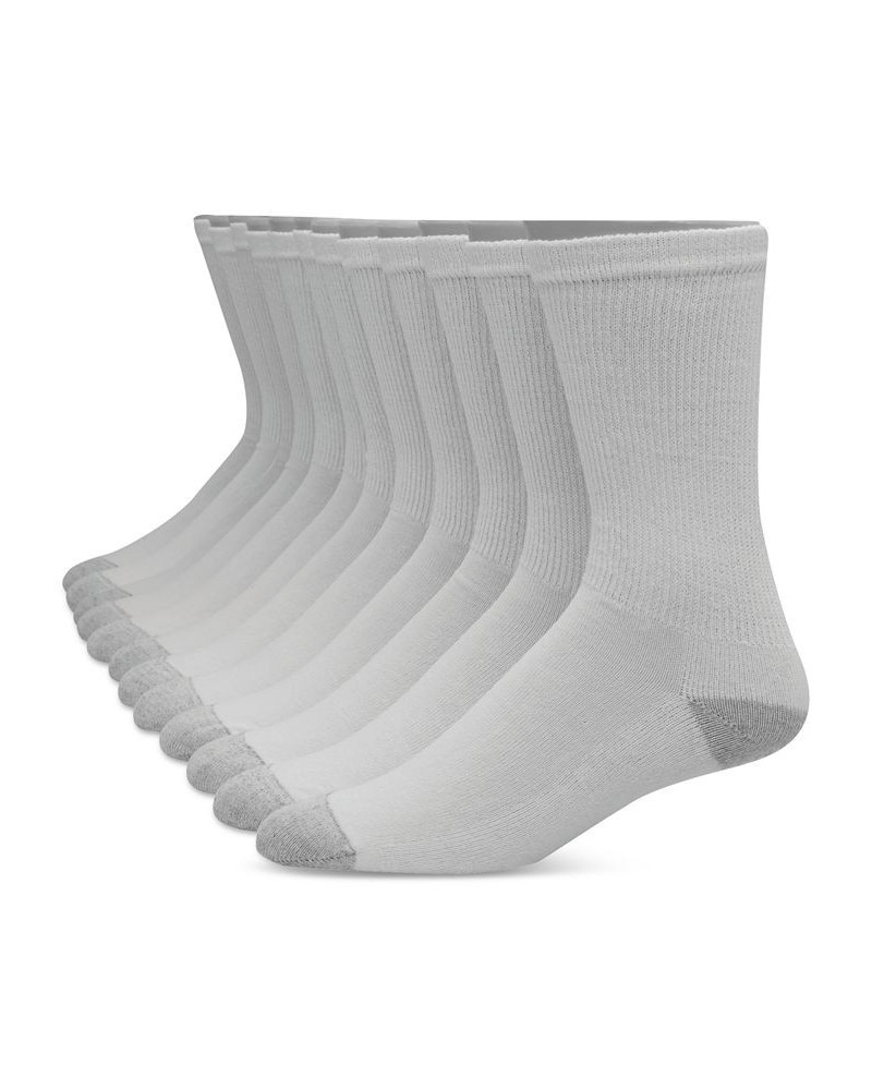 Men's 12-Pk. Ultimate Crew Socks White $10.58 Socks