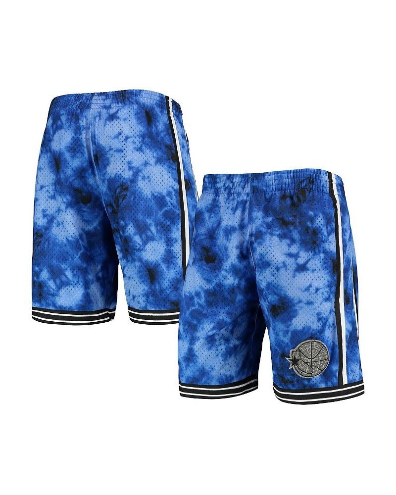 Men's Royal Golden State Warriors Hardwood Classics 1995 Galaxy Swingman Shorts $48.00 Shorts