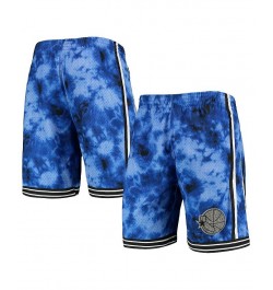 Men's Royal Golden State Warriors Hardwood Classics 1995 Galaxy Swingman Shorts $48.00 Shorts