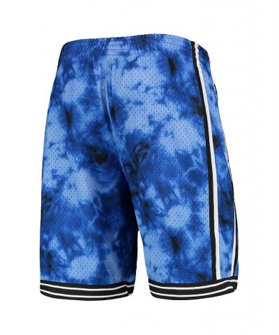 Men's Royal Golden State Warriors Hardwood Classics 1995 Galaxy Swingman Shorts $48.00 Shorts