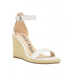 Women's Noshela Espadrille Wedge Dress Sandals White $42.84 Shoes