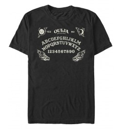 Men's Ouija Board Short Sleeve Crew T-shirt Black $17.15 T-Shirts