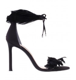 Women's Dianne Feather Detail Evening Pumps Black $55.93 Shoes