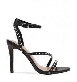 Women's Jillix Studded Sandal Black $58.31 Shoes