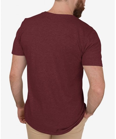 Men's Premium Blend Word Art Buddha T-shirt Red $20.25 T-Shirts