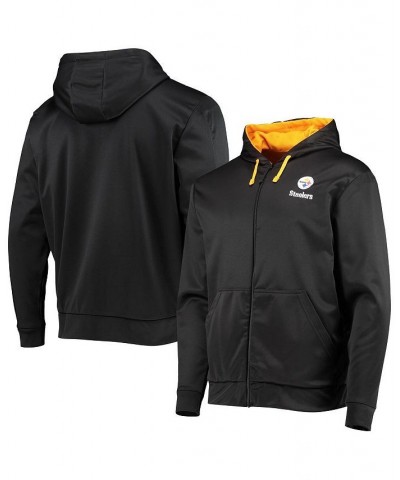 Men's Black and Gold Pittsburgh Steelers Apprentice Full-Zip Hoodie $31.57 Sweatshirt