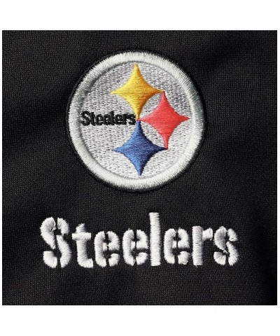 Men's Black and Gold Pittsburgh Steelers Apprentice Full-Zip Hoodie $31.57 Sweatshirt