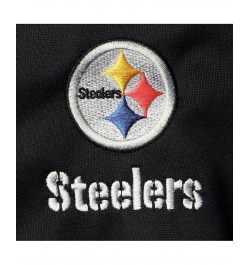 Men's Black and Gold Pittsburgh Steelers Apprentice Full-Zip Hoodie $31.57 Sweatshirt