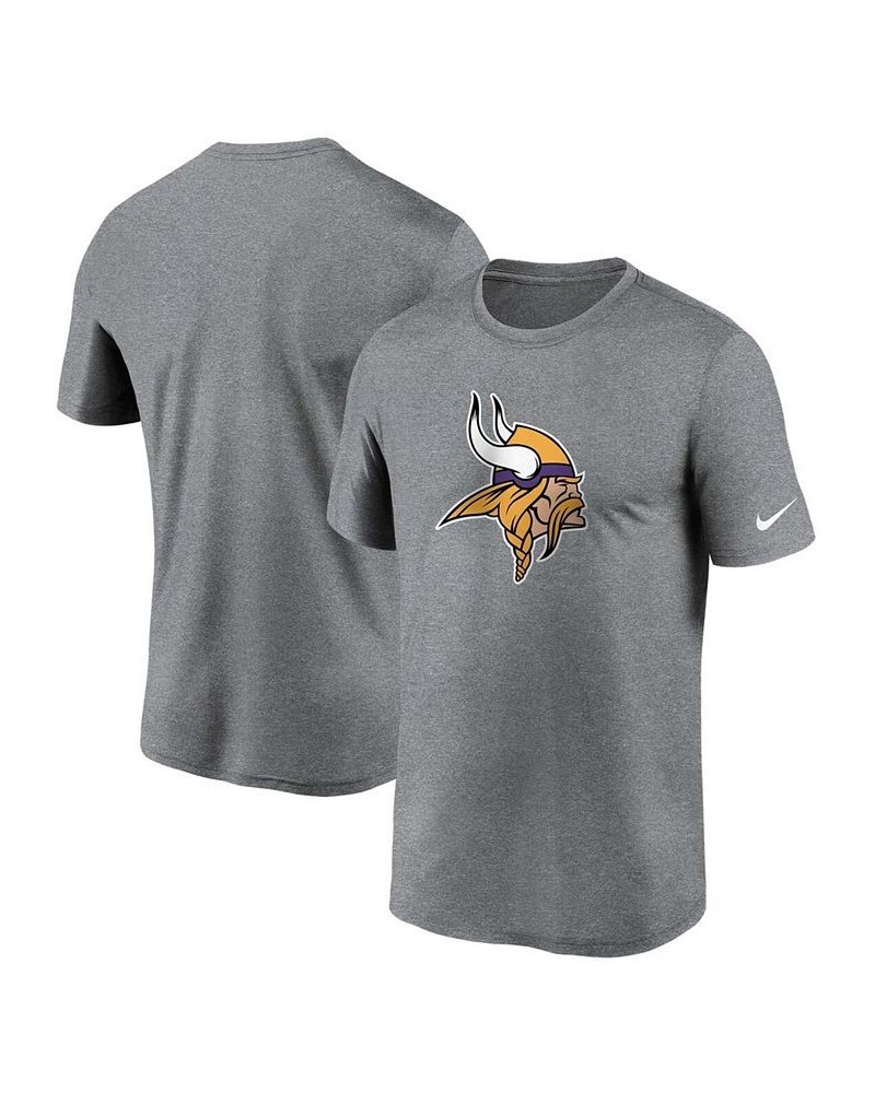 Men's Gray Minnesota Vikings Logo Essential Legend Performance T-shirt $21.00 T-Shirts