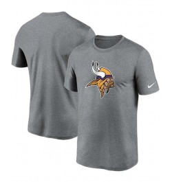 Men's Gray Minnesota Vikings Logo Essential Legend Performance T-shirt $21.00 T-Shirts