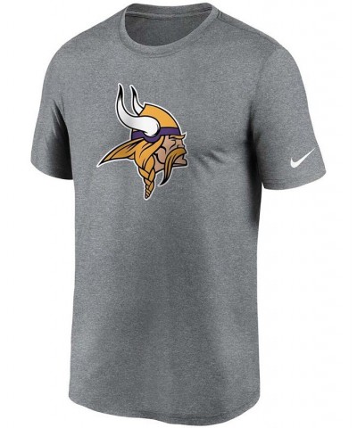 Men's Gray Minnesota Vikings Logo Essential Legend Performance T-shirt $21.00 T-Shirts