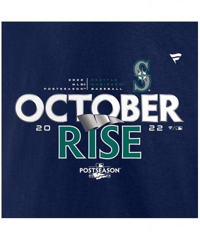 Men's Branded Navy Seattle Mariners 2022 Postseason Locker Room T-shirt $22.00 T-Shirts