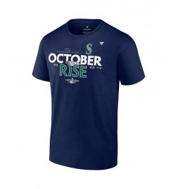 Men's Branded Navy Seattle Mariners 2022 Postseason Locker Room T-shirt $22.00 T-Shirts