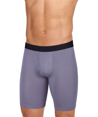 Active Ultra Soft Modal 9" Long Leg Boxer Brief Lantern Grey $9.74 Underwear