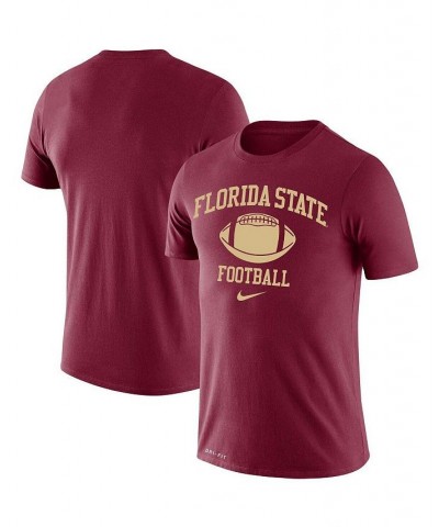 Men's Garnet Florida State Seminoles Retro Football Lockup Legend Performance T-shirt $23.00 T-Shirts