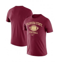 Men's Garnet Florida State Seminoles Retro Football Lockup Legend Performance T-shirt $23.00 T-Shirts