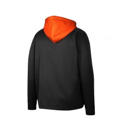 Men's Black Miami Hurricanes Luge 3.0 Quarter-Zip Hoodie $36.55 Sweatshirt