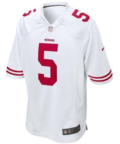 Men's Trey Lance White San Francisco 49ers 2021 NFL Draft First Round Pick Game Jersey $54.99 Jersey