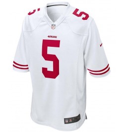 Men's Trey Lance White San Francisco 49ers 2021 NFL Draft First Round Pick Game Jersey $54.99 Jersey