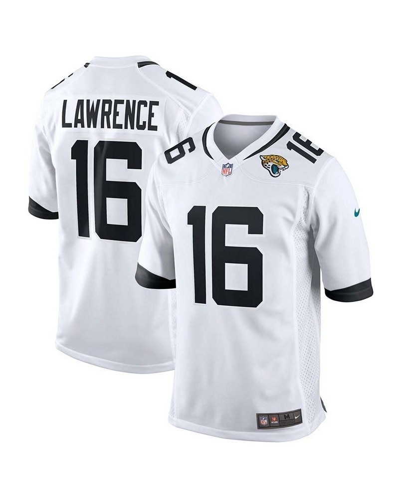 Men's Trevor Lawrence White Jacksonville Jaguars 2021 NFL Draft First Round Pick Game Jersey $49.22 Jersey