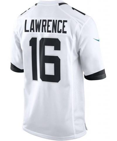 Men's Trevor Lawrence White Jacksonville Jaguars 2021 NFL Draft First Round Pick Game Jersey $49.22 Jersey