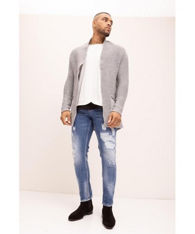 Men's Modern Sanded Denim Jeans Blue $51.00 Jeans