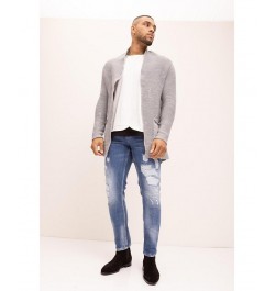 Men's Modern Sanded Denim Jeans Blue $51.00 Jeans