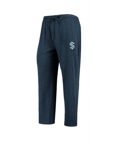 Men's Gray, Deep Sea Blue Seattle Kraken Meter Long Sleeve T-shirt and Pants Set $30.73 Pajama