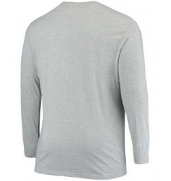 Men's Big and Tall Heathered Gray Cincinnati Bengals Practice Long Sleeve T-shirt $22.39 T-Shirts