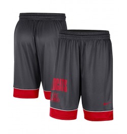 Men's Charcoal, Red Arizona Wildcats Fast Break Shorts $20.25 Shorts