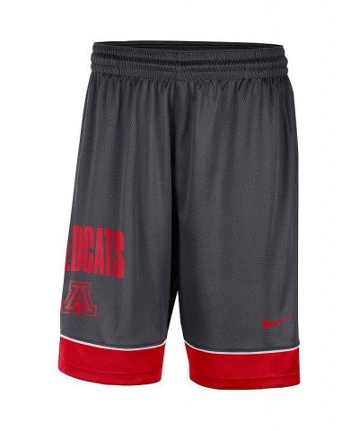 Men's Charcoal, Red Arizona Wildcats Fast Break Shorts $20.25 Shorts