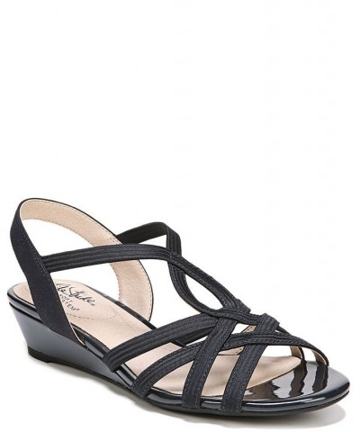 Yaya Strappy Dress Sandals Blue $38.40 Shoes