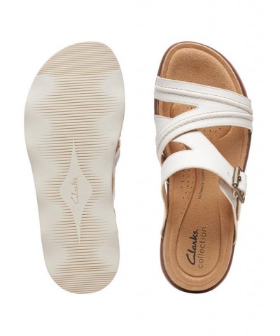 Women's Collection Brynn Hope Flat Sandals White $49.00 Shoes