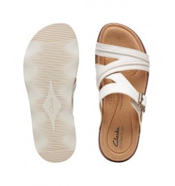 Women's Collection Brynn Hope Flat Sandals White $49.00 Shoes