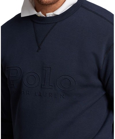 Men's Big & Tall Logo Double-Knit Sweatshirt Blue $29.14 Sweatshirt