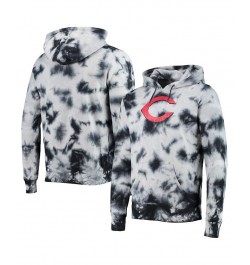 Men's Black Cincinnati Reds Tie-Dye Pullover Hoodie $42.30 Sweatshirt