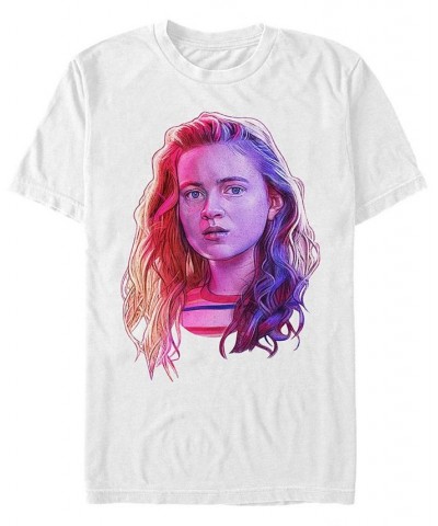 Men's Stranger Things Max Big Face Short Sleeve T-shirt White $19.59 T-Shirts