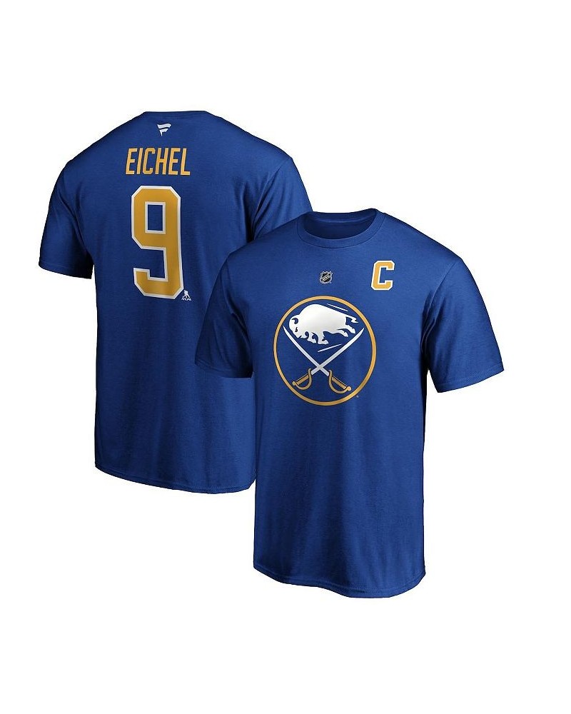 Men's Branded Jack Eichel Royal Buffalo Sabres Authentic Stack Name and Number T-shirt $22.25 T-Shirts